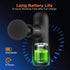 Mini Massage Gun, Powerful Fascial Gun Portable Deep Tissue Percussion Muscle Massager for Pain Relief with 4 Heads