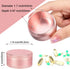 Portable Pill Box Pill Case Daily - Waterproof Single Metal Pill Container for Pocket Purse, Aluminium Alloy Round Daily Medicine Organizer to Hold Vitamins, Fish Oil Medium Size Pink