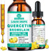 Quercetin with Bromelain Liquid Drops - 1000mg Quercetin & 500mg Bromelain, 7-in-1 Immune Complex for Respiratory Health