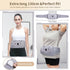 Toxin 2L 130cm Hot Water Bag, Hot Water Bottle wtih Cover, Rubber Warm Hot Water Bottles Pouch with Long Soft Waist
