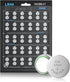 NICEBATT LR44 Batteries 60 Pack, AG13 L1154F 357 303 SR44 A76 Premium Alkaline