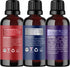 Set Maple Holistics Essential Oils - Relaxing Nighttime and Morning Essential Oil Blends for Diffuser with Mint