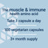 Life Extension L-Glutamine, 500 mg Amino Acid for Muscle and Immune Health, 100 Vegetarian Capsules