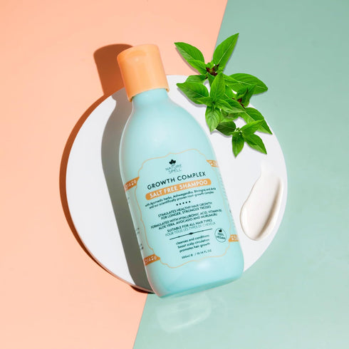 Nature Spell Hair Shampoo for Growth, Infused with Ayurvedic Herbs, Vegan & Sulphate-Free, 10.14 Fl Oz