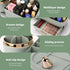 Makeup Organizer for Vanity, Cosmetic Display Case with Drawers for Makeup, Skincare, Brushes, and Accessories (Green)