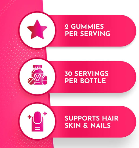 Collagen Gummies for Women, Multi Collagen Supplement with Types 1 & 3, 60 Gummies for Hair, Nails, and Skin