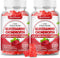 Sugar Free Glucosamine Chondroitin Gummies - Extra Strength Joint Support, Raspberry Flavored, 120 Count
