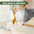 Jaoul 1.2 Gallon Small Trash Bags, 200 Counts Unscented Strong Bathroom Trash Bags for Cat Litter (White)