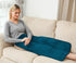 Ambershine XXXL King Size Heating Pad 17"x33" with 12 Temperature Settings for Pain Relief, Dark Teal