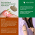 Knee Relief Heat Patches 36 Count - Natural Herbal Plaster for Long Lasting Muscle & Joint Relief
