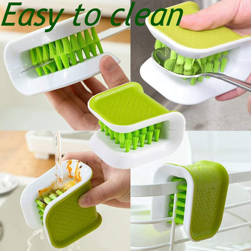 PCTC Kitchen Brush Knife Cleaner for Chopsticks and Fork Washing