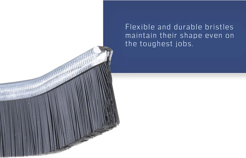 Grout Cleaner Scrub Brush - Deep Tile Joints Cleaning Tool with Stiff Angled Bristles for Showers & Kitchens