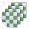 Cloak & SAGE 13" x 13" Luxury Microfiber Cleaning Cloths | Sage – 4 Pack | Premium Checkered Towels for Glass,