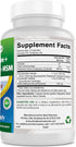 Best Naturals Glucosamine Chondroitin and MSM Non-GMO - Promotes Joint Health - 180 Count