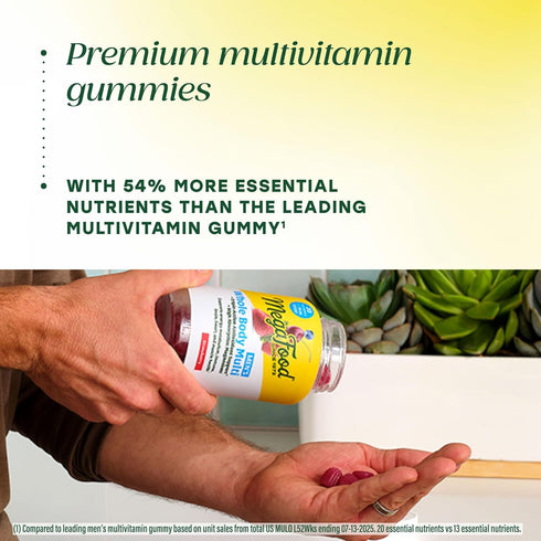 Gummies D3, B12 Immune 90 Gummies, 30 MegaFood Mens Whole Body Multivitamin - Multivitamin For Men - Vitamin C