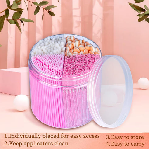 Teenitor 310PCS Makeup Artist Kit Essentials, Disposable Makeup Applicators, Artist Supplies with Storage Box
