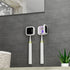 UV Toothbrush Sanitizer Holder, Portable Cleaner Case with Magnetic Holder, Rechargeable for Home & Travel