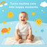 SunnyGuard 13 18 Inches, 50 6 33 46 CM Disposable Changing Pads for Baby x Diaper Changing Pad with Unique Design