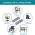 2 Pcs Wheelchair Armrest Pads Covers, Comfortable and Protective for Wheelchairs and Office Chairs (Size: M)