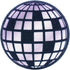 NPW Disco Diva Kitchen Sponge, Disco Ball Sponge, Non-Scratch Multi-Layered Scrub Sponge