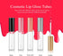 KPX 30 Pcs 10ml Lip Gloss Tube Containers, Clear Pink Lip Oil Tubes, Refillable Lip Balm Bottles for DIY Makeup
