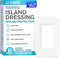 JJ CARE Waterproof Adhesive Island Dressing, Pack of 50, 2" x 3.75" Sterile Bordered Gauze
