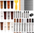 DEWEL Wood Furniture Repair Kit, Upgrade Touch Up Markers with Wax Sticks, 42 Pcs Floor Touch Up Kit for Scratches,