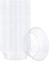 PLASTICPRO 10 oz Hard Plastic Soup Bowls, Premium Quality Disposable Clear Bowls, Pack of 40 Ice Cream Bowls