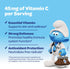 Immune 1 60 Smurfs Liquid Vitamin C for Kids Support | High Strength Kids Vitamin C Drops | Ages & Up | Vegan Non-GMO
