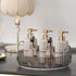 Rotating Makeup Organizer for Vanity, Spinning Cosmetics Storage Rack for Bathroom Countertop, Skincare Holder (1 Tier,