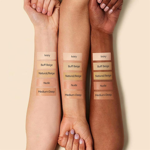 Mushroom Head Air Cushion CC Cream, BB Cream Foundation for Mature Skin, Moisturizing Concealer, Long-Lasting, Medium