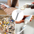 HIQU and HIST 3 Pcs Toothpaste Tube Squeezers,Stainless Steel Toothpaste Squeezer,Metal Manual Dispenser Roller Tube