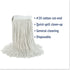 UNISAN 20 (2020C) Cut-End Wet Mop Head, Cotton, Size, White