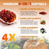Skiseoy 300 4 1 D3 3000mg Immune Pumpkin Seed Oil with Saw Palmetto, Softgels | in Vitamin & Elderberry, Cold Pressed