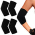 Sibba Elbow Compression Sleeve, 2 Pairs Arm Support Elbow Sleeves, Tennis Elbow Compression Support for Weightlifting