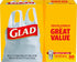 Glad Trash Bags, 13 Gallon White Handle-Tie Garbage Bags, 50 Count (Package May Vary)