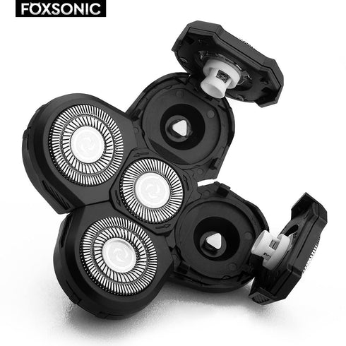 Upgraded 5 Blades Shaver for Head Shaver, 5D Men's Electric Shaver Replacement Heads for Many Main Brands