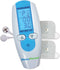 AccuRelief TENS Unit Muscle Stimulator, Pain Relief System, Electric Muscle Stimulator with Electrodes, White and Blue