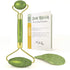 Natural Jade Roller and Gua Sha Lymphatic Drainage Tool for Face and Body, Anti Aging Treatment
