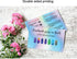 Press-On Nail Application Instructions Cards - Nail Aftercare Instructions Cards, 50 Pack, DIY Press-On Nail Kit