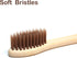 Virgin Forest Bamboo Toothbrush, 10 Count, Soft Bristle for Adults, Eco-Friendly Natural Wooden Toothbrushes