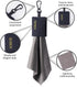 SEIBER Electronics,Black,2pcs Glasses Cleaner Cleaning Cloth Keychain,Reusable Microfiber Clean Cloths Wipes