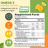 Gelatin Free Kids Omega 3 Gummies w/DHA 30 Servings. Plant-Based Omega 3 for Kids. Gluten Free & Non-GMO DHA Gummies. Children Omega 3 Gummies for Kids. Omega 3 Kids to Support Brain & Immune System