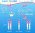 Pregnancy Tests with Cup, 50 Bulk Strips for Home Detection, Over 99% Accuracy, Individually Wrapped