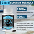 Liposomal Palmitoylethanolamide 1300 MG Plus Luteolin 100 MG, Superior Absorption, Micronized Pea Supplement for Discomfort Management, 120 Softgels