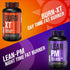 Jacked Factory Lean PM Night Time Fat Burner & Sleep Aid Supplement for Men and Women - 120 Stimulant-Free Veggie Pills