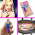 Professional Women Manicure Set, 4PCS Nail Clippers Kit, Stainless Steel Grooming Tools, PU Leather Travel Case