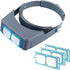 Headband Magnifier Double Lens Head-Mounted Reading Magnifier Loupe Jewelry Visor Opitcal Glass