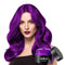 UrbanX Unisex Washable Hair Coloring Wax, Temporary Pomade Dye for Natural Hairstyle, Party Cosplay (Purple)