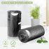 YUFDA 140 Count Small Trash Bags, 4 Gallon Drawstring, Black Bathroom Garbage Bags